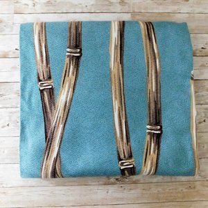 RARE Bamboo Print Cotton Barkcloth